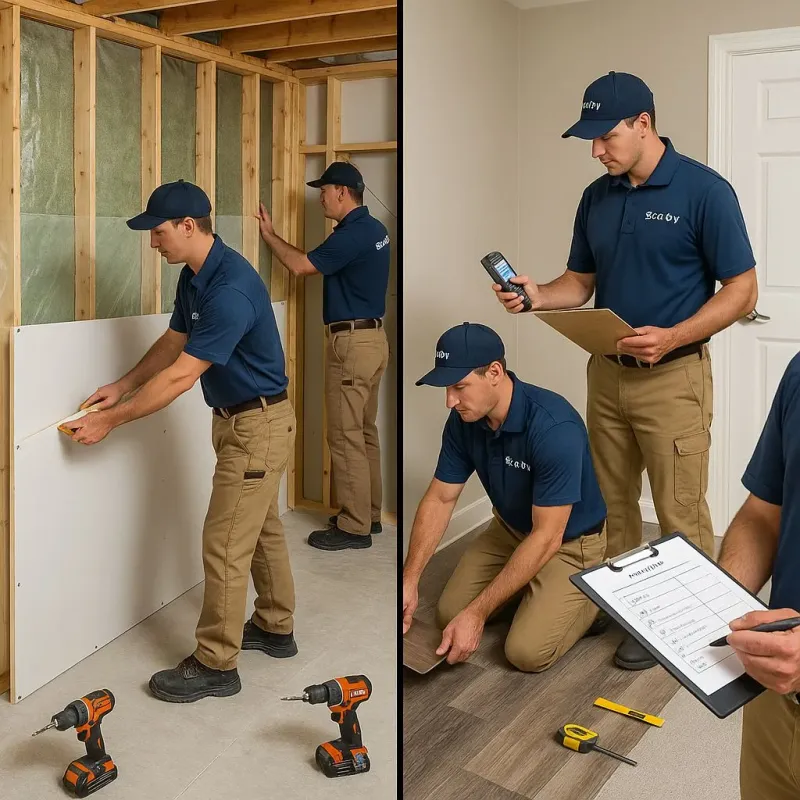 Repairs and Reconstruction process in Alfred, ME